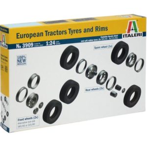 1/24 EUROPEAN TRACTORS TYRES AND RIMS