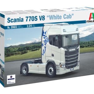 1/24 SCANIA 770S V8 WHITE CAB
