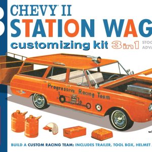 1/25 CHEVY II STATION WAGON W/TRAILER 1963