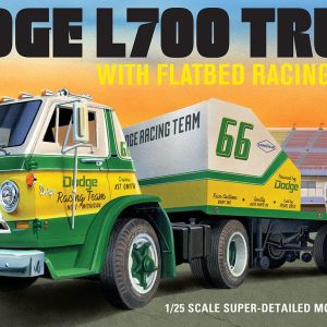 1/25 DODGE L700 TRUCK W/FLATBED RACING TRAILER 1966