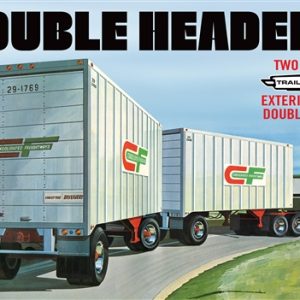 1/25 DOUBLE HEADER TANDEM VAN TRAILERS