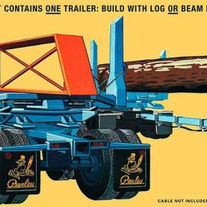 1/25 LOGGING TRAILER W/ STRUCTURAL BEAM LOAD OPTION