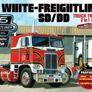 1/25 WHITE FREIGHTLINER 2/1 SC/DD CABOVER TRACTOR