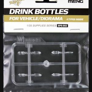 1/35 DRINK BOTTLES FOR VEHICLE/DIORAMA 4 TYPES SPS-002