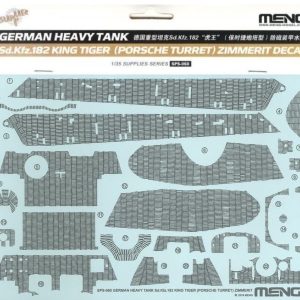 1/35 GERMAN TANK SD.KFZ.182 KING TIGER ZIM. DECAL SPS-060