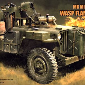 1/35 MB MILITARY VEHICLE WASP FLAMETHROWER JEEP VS-012