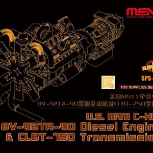 1/35 US M911 C-HET 8V-92TA-90 DIESEL ENGINE CLBT-750 SPS-055