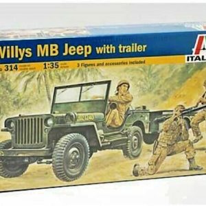 1/35 WILLYS MB JEEP WITH TRAILER