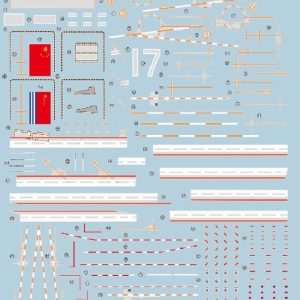 1/700 CHINESE PLA NAVY SHANDONG MARKING DECALS SPS-080