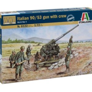 1/72 ITALIAN 90/53 GUN WITH CREW
