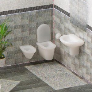 1/87 BADKAMER INRICHTING