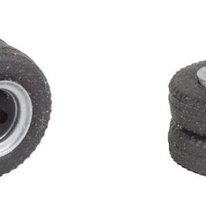 1/87 COMPLETE WIELEN ACHTERAS TRANSPORTER EN BUS 2 ST.