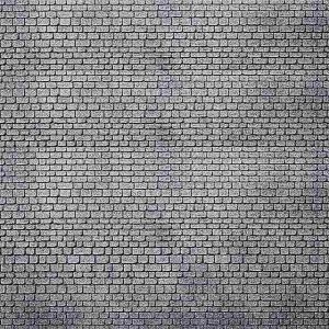 1/87 DECORPLAAT GEHOUWEN NATUURSTEEN GRIJS