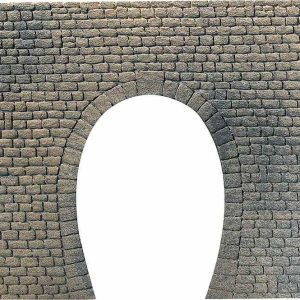 1/87 DECORPLAAT TUNNELINGANG NATUURSTEEN VIERKANT