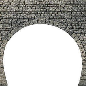 1/87 DECORPLAAT TUNNELINGANG NATUURSTEEN VIERKANT