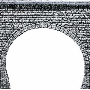 1/87 DECORPLAAT TUNNELINGANG PROFI NATUURSTEENBLOKKEN