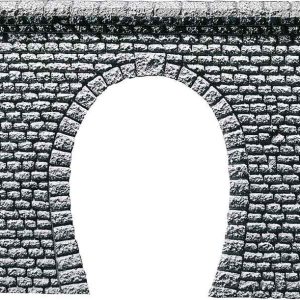 1/87 DECORPLAAT TUNNELINGANG PROFI NATUURSTEENBLOKKEN