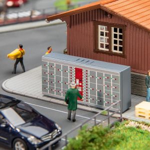 1/87 GRIJZE LOCKERKASTEN 2 STUKS