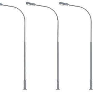 1/87 LED-LANTAARNPAAL KOUD WIT 3 STUKS