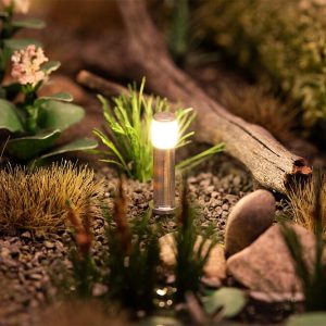 1/87 LED PADVERLICHTING ZILVER WARM WIT 3 ST.