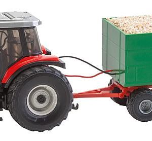 1/87 MF TRACTOR MET HAKSEL-AANHANGER WIKING