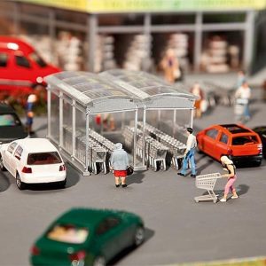 1/87 MODERN WINKELWAGENSTALLING