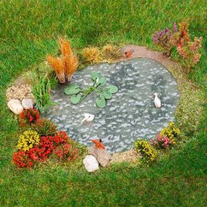 1/87 SIERTUIN MET VIJVER