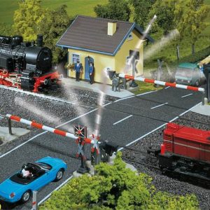 1/87 SPOORWEGOVERGANG MET SPOORBOMEN