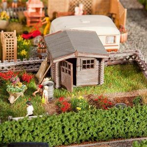 1/87 VOLKSTUIN MET KLEIN TUINHUISJE