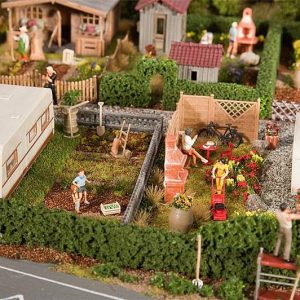 1/87 VOLKSTUIN MET WOONWAGEN 2 STUKS