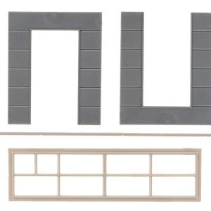 1/87 WANDELEMENTEN 2 ST. MET HOOG VENSTER GOLDBECK