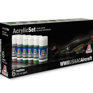 ACRYLIC SET 6 PCS : WWII USAAC AIRCRAFT