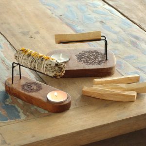 Palo Santo Verwarmer - Teakhout - Levensboom