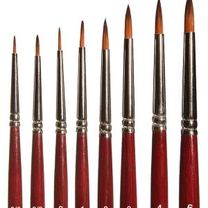 SET 6 RONDE KWASTEN SYNTHETISCH 0/201234