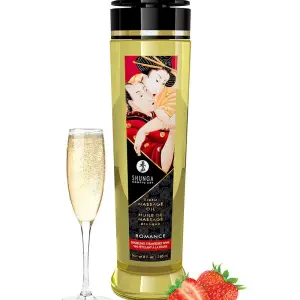 Shunga - Massage Olie - Romance Sparkling Strawberry