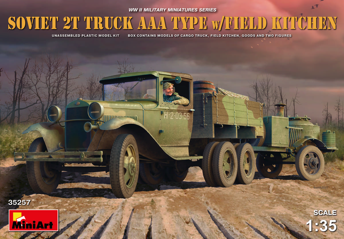1/35 SOVIET 2 T TRUCK AAA TYPE W/FIELD KITCHEN