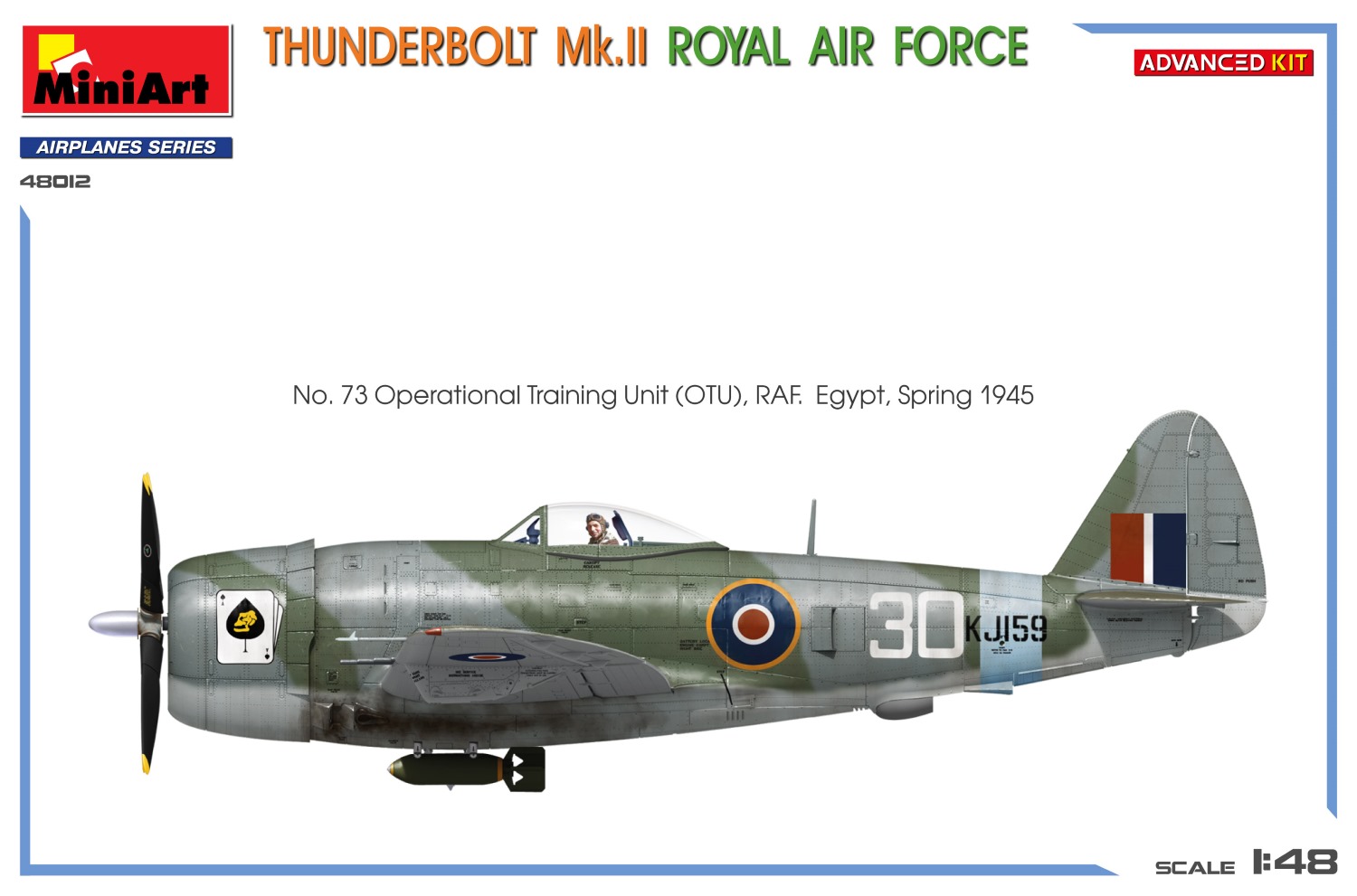 1/48 THUNDERBOLT MK.II. ROYAL AIR FORCE. ADV. KIT