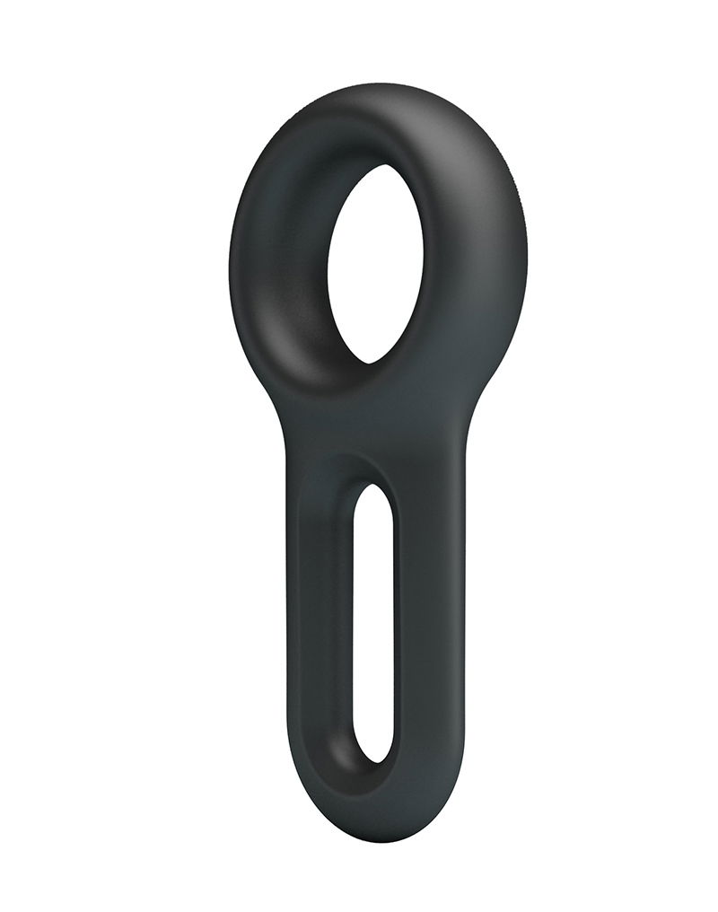 Crazy Bull - Oniel - Super Soft Siliconen Ring - Model 18 - Zwart