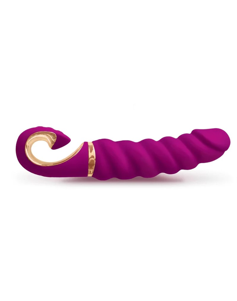 Gvibe - GJack Mini - Geribbelde Vibrator - Fuchsia