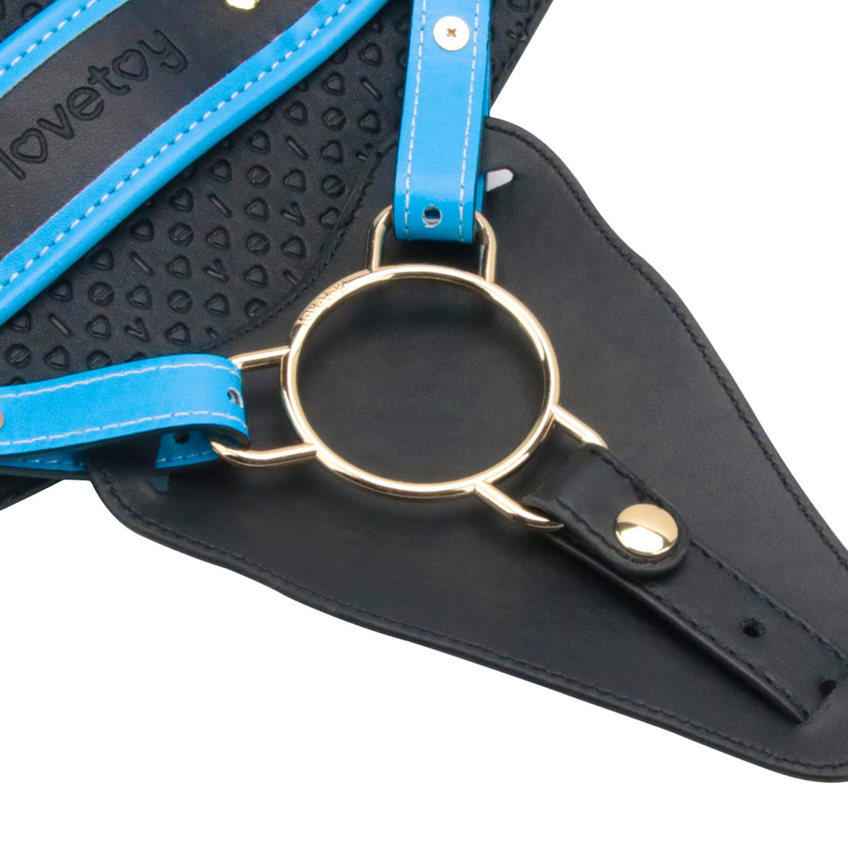 LoveToy - Ingen - Vibrating Enhanced Strap-on Set 8"/ 20 cm - Maat L/XL/2XL - Nude