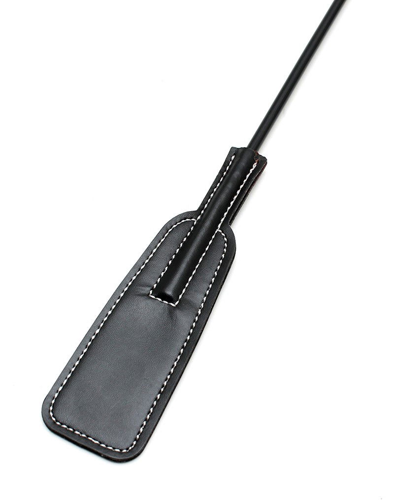 RRimba Bondage Play - Lederen Bustier met Vetersluiting - Zwart