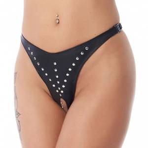 Rimba - Open kruis Slipje versierd met nieten.