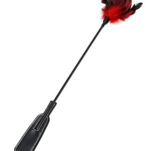 Rimba Bondage Play - Double Pleasure Whip - Rood + Zwart