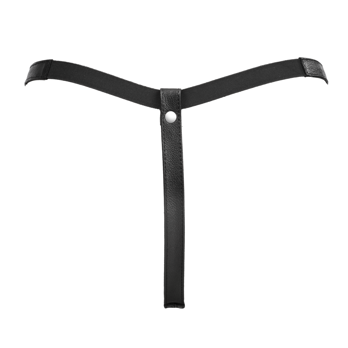 Rimba Bondage Play - Lederen Borstharnas - Zwart COPY