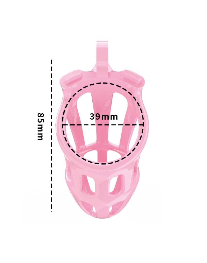 Rimba P-Cage - P-Cage PC02 - Peniskooi Maat S - Roze