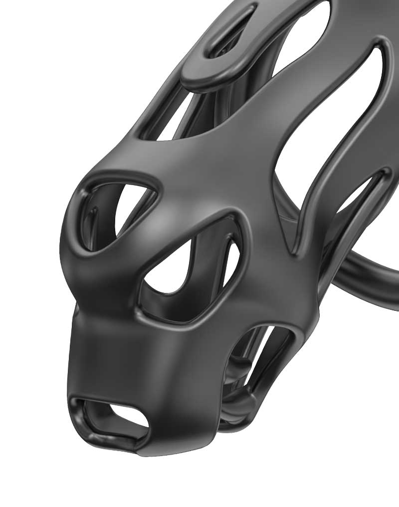 Rimba P-Cage - P-Cage PC07 - Peniskooi Maat S - Zwart