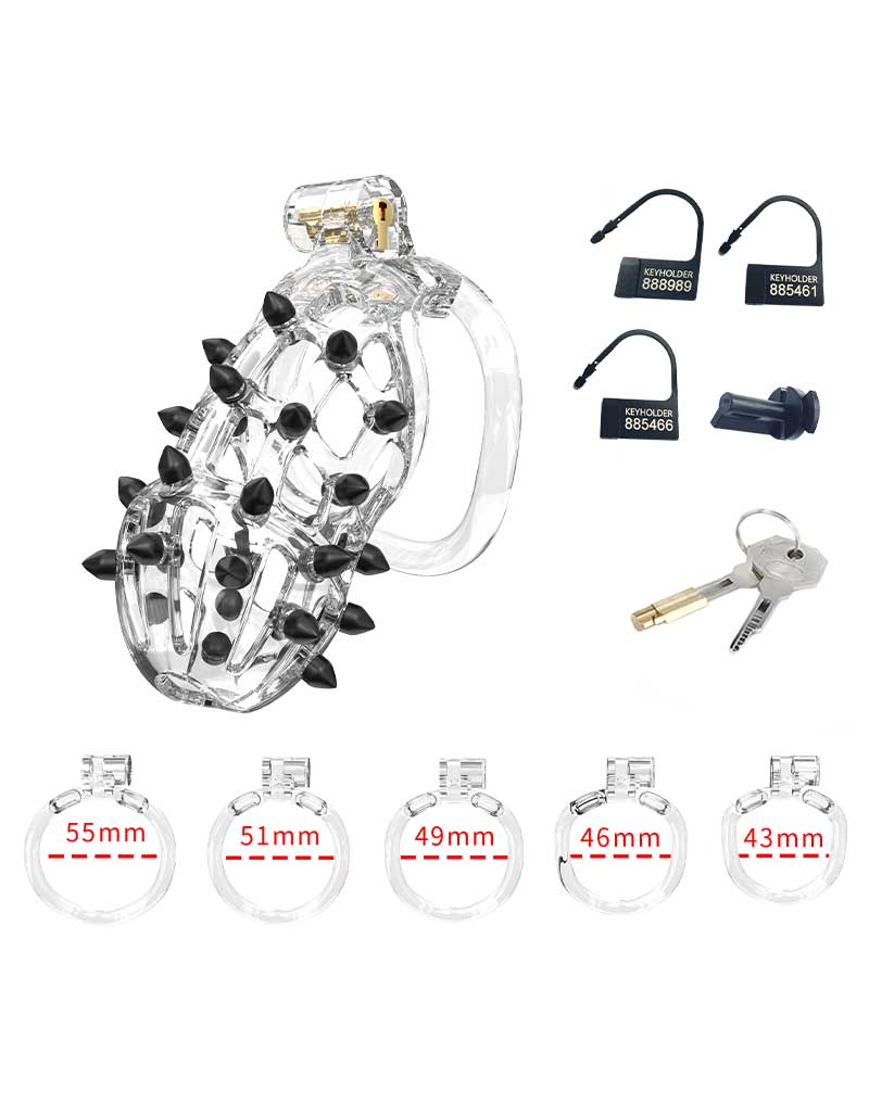 Rimba P-Cage - P-Cage PC09 - Peniskooi Maat L - Transparant