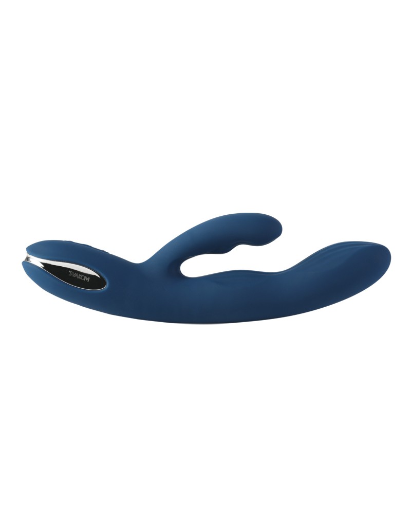 SVAKOM - Aylin - Rabbit Vibrator met Pulserende Tip - Blauw