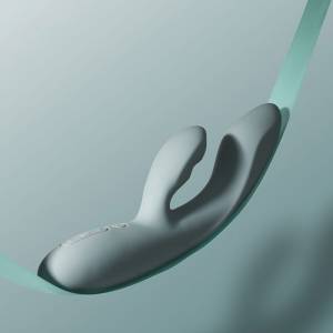 SVAKOM - Chika - verwarmende Rabbit Vibrator App controlled - Grijs