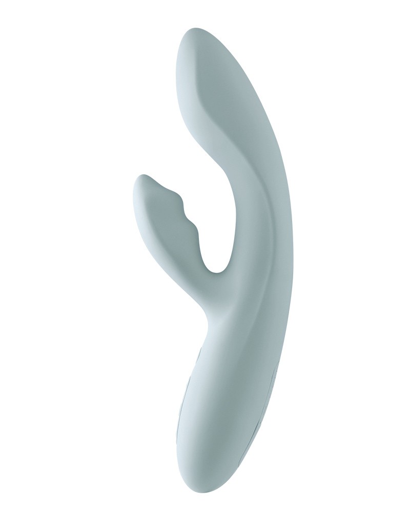 SVAKOM - Chika - verwarmende Rabbit Vibrator App controlled - Grijs